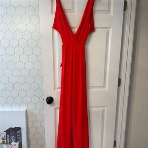 Elegant Red jumpsuit